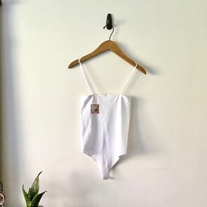 NWT Nikibiki Square-Neck Bodysuit